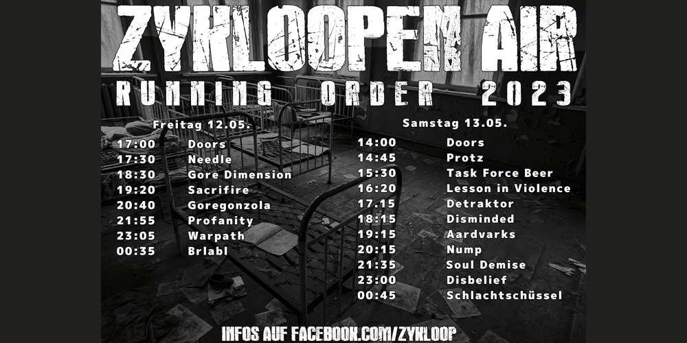 Tickets Zykloopen Air - Samstag Tagesticket, Episode V - Corona Aftermath in Mainbernheim